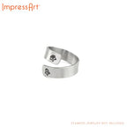 ImpressArt - Ring Making Kit for Metal Stamping Rings, Jewelry Making, Gifts and DIY Projects (Birth Flower Bundle, Standard Kit) - color: Standard Kit, size: Birth Flower Bundle