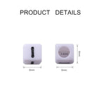 1000Pcs White Acrylic Letter Beads 6x6mm Letter I Cube Alphabet Beads for DIY Bracelet Necklace Jewelry Making - color: Letter-I