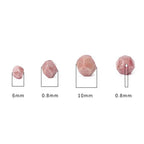BEADIA Faceted Natural Red Wood Marble Stone Round Beads 10mm 36cm/Strand for Jewelry Making - color: Red Wood Marble, size: 10mm