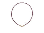 Kendra Scott, Women's, Emery Beaded Strand Necklace - color: Gold Red Garnet