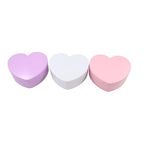 Vctitil 3 Pcs Heart shaped Jewelry Box - 2 Layer Jewelry Boxes with Mirror,Jewelry Storage Organizer,Jewelry Display Case,Desktop Organizer For Girls