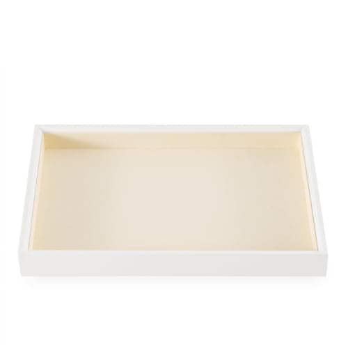 Dark Blue Jewelry Display Tray Ring Necklace Earring Bangle Organizer Multifunctional Storage Case for Jewelry Showcase (Large Tray(white)) - color: 15-White Flat Tray