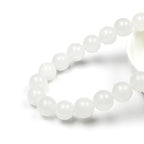 MJDCB Beads for Energy Bracelets Yoga Bracelet DIY Bracelet Natural Stone Beads White Jade 38 Pieces, 10mm - color: White Jade, size: 10mm
