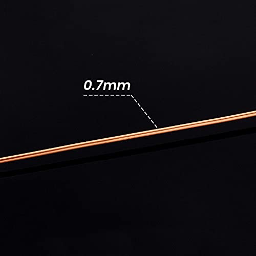 BENECREAT 21-Gauge Tarnish Resistant Copper Wire for Beading Craft, 65-Feet/21-Yard - color: Copper, size: 21-Gauge(65-Feet/22-Yard)