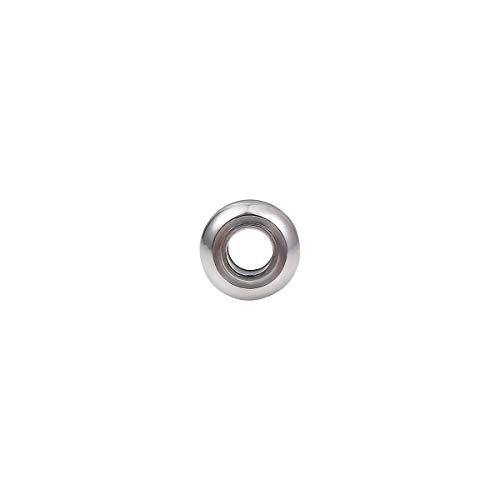 BEADIA Stainless Steel Spacer Beads 6x3mm Rondelle Loose Charm Caps Beads for DIY Jewelry Making 100pcs with 2.5mm Hole - color: 6x3mm 2.5mm