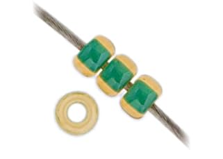 Miyuki Seed Bead 11/0 APX.22g - Lt.Topaz Turquoise Lined Luster Japanese Glass Seed Beads - color: Lt.Topaz Turquoise Lined Luster