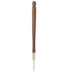 Stainless Steel Crochet Hooks for Embroidery Beading Knitting Sewing Tools Brown Set