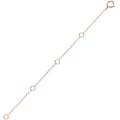 14K Solid Gold Necklace Extender Real Bracelet Extender 2 3 4 Inch Durable Adjustable Chain Gold Anklets Extension for Women 2" 3" 4" (14K Rose Gold-4 IN) - color: 14K Rose Gold-4 IN