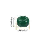 HARFINGTON 2000Pcs Small Glass Beads 6/0 4mm Loose Tiny Round Small Beads for Bracelet Earring Rings Jewelry Making, Black Green - color: Black Green