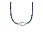 Kendra Scott, Women's, Emery Beaded Strand Necklace - color: Rhod Dark Blue Qrtz