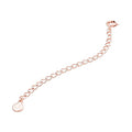 gorjana - 3 in. Extender Chain - Gold, Rose or Silver - Lightweight Design - Spring Ring Closure - color: Rose gold plated