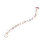 gorjana - 3 in. Extender Chain - Gold, Rose or Silver - Lightweight Design - Spring Ring Closure - color: Rose gold plated
