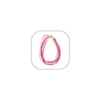 Multilayer Seed Beaded Necklaces for Women Bohemian Bead Choker Necklace Statement Layered Bead Necklaces Summer Jewelry Gift - color: Pink