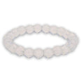 Crystal Vibe 8mm Beaded Bracelets For Women Men - Healing Crystal Bracelet - Adjustable Size - color: Opal