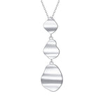 Long Necklace Sterling Silver Larait Bar Y Lariat Long Chain Drop Adjustable Necklace Gift for Her, 30" - style: Long Sweater Necklace
