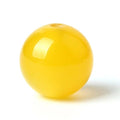 100Pcs Natural Stone 6mm Yellow Agate Round Loose Gemstone Energy Healing Beads Hole Size 1mm DIY Smooth Beads for Bracelet Necklace Earrings Jewelry Making - color: Yellow Agate, size: 6mm