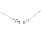 14K White Gold Magnetic Clasp Converter Round with Spring Ring | 15.8 mm x 4.5 mm | for Small Necklace or Bracelet | 1 Clasp