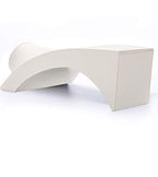 Polmart H3 Necklace Display Bust (White Leatherette, 11 ⅞”H) - color: White Leatherette, size: 11⅞"H