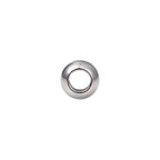 BEADIA Stainless Steel Spacer Beads 12x8mm Round Loose Charm Caps Beads for DIY Jewelry Making 10pcs with 6.5mm Hole - color: 12x8mm 6.5mm