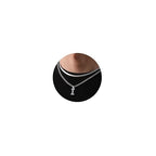 P. BLAKE Layered Initial A-Z Pendant Necklaces for Boys Men, Stainless Steel Letter Cuban Link Herringbone Chain Fashion Jewelry Gifts - color: Silver, size: Letter I