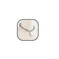 Heavy Chunky Stainless Steel Lock Necklace punk gothic Padlock Choker Chain for Men Jewelry - size: 15.7, style: 4MM