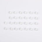 Ornaland 1480Pcs Letter Beads for Jewelry Making Bulk 7x4MM Small Acrylic Round Alphabet Beads for Earrings Necklaces Bracelets DIY Supplies(Clear) - color: Clear