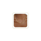 Gold Necklace for Women - Chunky 14K Gold Plated Chain Necklace Cuban Link Paperclip Chain Herringbone Statement Choker Necklace for Women Simple Trendy Jewelry Gifts - style: 10mm-paperclip chain-gd-2