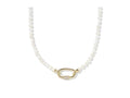 Kendra Scott, Women's, Emery Beaded Strand Necklace - color: Gold Ivory Mop