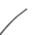 Mandala Crafts 49 Strand Beading Wire for Jewelry Making - 32 FT 18 Gauge Stainless Steel Braided Tiger Tail Wire for Bead Stringing - size: 49 Strands 18 Gauge 1MM 32FT