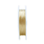 24 Gauge, 14/20 Yellow Gold Filled Wire (Half Round) Half Hard 14K Gold Filled Made in USA - 25FT by CRAFT WIRE - size: 24 Gauge, style: 25 Feet