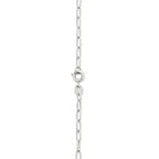 Amazon Essentials 14K Gold Plated Paperclip Chain Necklace - color: Silver, size: 24"