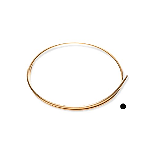 16 Gauge, 14/20 Yellow Gold Filled Wire (Round) Dead Soft 14K Gold Filled Made in USA - 1FT by CRAFT WIRE - size: 16 Gauge, style: 1 Foot