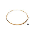 21 Gauge, 14/20 Yellow Gold Filled Wire (Round) Dead Soft 14K Gold Filled Made in USA - 1FT by CRAFT WIRE - size: 21 Gauge, style: 1 Foot