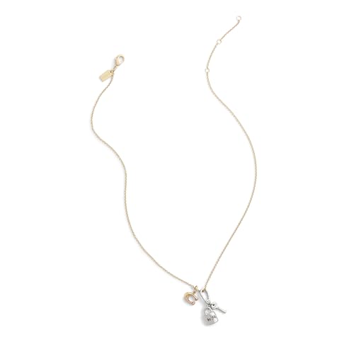 COACH Women's Collectible Signature Jewelry Charm - color: Lock Key Rhodium