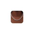 WomenGifts Cuban Link Chain Necklace for Women, Waterproof 14k Gold Silver Plated Chain Choker, Non Tarnish Stainless Steel Jewelry, 3.5/5/6/8/11mm,14/16/18 Inch Thin&Chunky&Thick - color: Silver, style: 5MM-16"