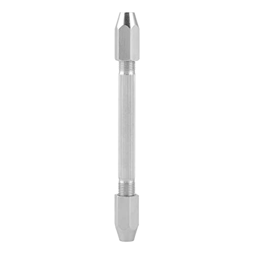 YWBL-WH Double End Pin Vise Chuck with10 pcs Micro Drill Bit Set for Jewelry Watch Carving Repair Tool, Drill