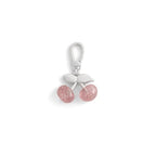 COACH Women's Collectible Signature Jewelry Charm - color: Cherry Pink/Rhodium