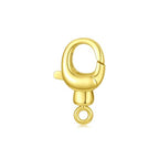 14K Yellow Gold Jewelry Clasp Necklace Extender Clasp Bracelet Extension Connector for DIY Necklace Bracelet Anklet Jewelry Making, 14K Gold Clasp for DIY Jewelry Making (Style 13) - style: Style 13