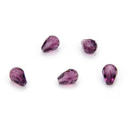 24pcs Adabele Austrian 8mm Faceted Teardrop Loose Crystal Beads Amethyst Compatible with 5500 Swarovski Crystals Preciosa SST-811 - color: Amethyst, size: 8mm x 6mm - 24pcs