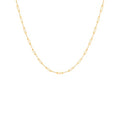 Destin Jewelry Paperclip Chain Necklace for Women, Waterproof 18K Gold Plated Stainless Steel, Hypoallergenic, Adjustable Layering Chain, Tarnish-Resistant, 2.5–6.5mm - color: 18K Yellow Gold Plated Stainless Steel, size: 16" + 2", style: 2.5 MM