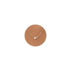 Pearl Necklace for Women- 14K Gold-plated/White Gold-plated Dainty Pearl Necklace for Women - color: Gold CZ pearl 372