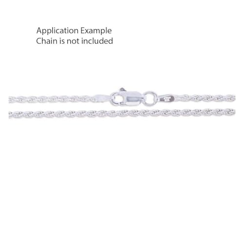 2pcs Adabele Authentic Sterling Silver 8mm (0.31 Inch) Small Italian Rectangle Lobster Trigger Clasps Open Jump Ring Hypoallergenic Nickel Free for DIY Jewelry Making SS25-AA - color: Sterling Silver, size: 8mm (0.31") Small - 2pcs