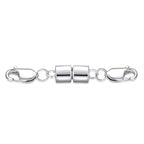 925 Sterling Silver Lobster Clasp for DIY Necklace Bracelet Jewelry Making, Double Spring Clasp with Closed Jump Rings, Necklace Extender Clasp Connector Bracelet Extension (Style 21) - style: Style 21