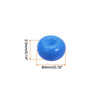 HARFINGTON 2000Pcs Small Glass Beads 6/0 4mm Loose Tiny Round Small Beads for Bracelet Earring Rings Jewelry Making, Dark Blue - color: Dark Blue