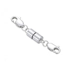 925 Sterling Silver Lobster Clasp for DIY Necklace Bracelet Jewelry Making, Double Spring Clasp with Closed Jump Rings, Necklace Extender Clasp Connector Bracelet Extension (Style 21) - style: Style 21