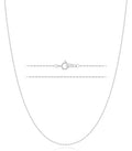 Gacimy 925 Sterling Silver Chain for Women, 1mm 1.3mm 1.5mm 1.8mm Cable Chain Necklaces - size: 24 Inches, style: a.1.3mm Silver