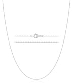 Gacimy 925 Sterling Silver Chain for Women, 1mm 1.3mm 1.5mm 1.8mm Cable Chain Necklaces - size: 22 Inches, style: c.1.8mm Silver