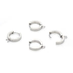 20pcs Adabele 304 Grade Surgical Stainless Steel Hypoallergenic 16mm Round Huggie Hoop Earring Hooks Open Ring (Strong 3mm Wire Gauge) Earrings Jewelry Making SJF17 - size: 16mm huggie (3mm wire gauge)