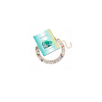 Crystal Choker Necklaces for Women,4mm Handmade Natural Stone Choker Beaded Necklace Healing Crystal Necklace Gemstone Bead Necklaces for Women - color: Amazonite