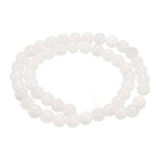 HARFINGTON 50pcs Natural Stone Beads 6mm Clear Quartz Round Gemstone Stone Loose Beading Real Genuine Smooth Balls Bead for Jewelry Making Bracelets Necklace Earrings DIY - color: Clear Quartz, size: 6mm